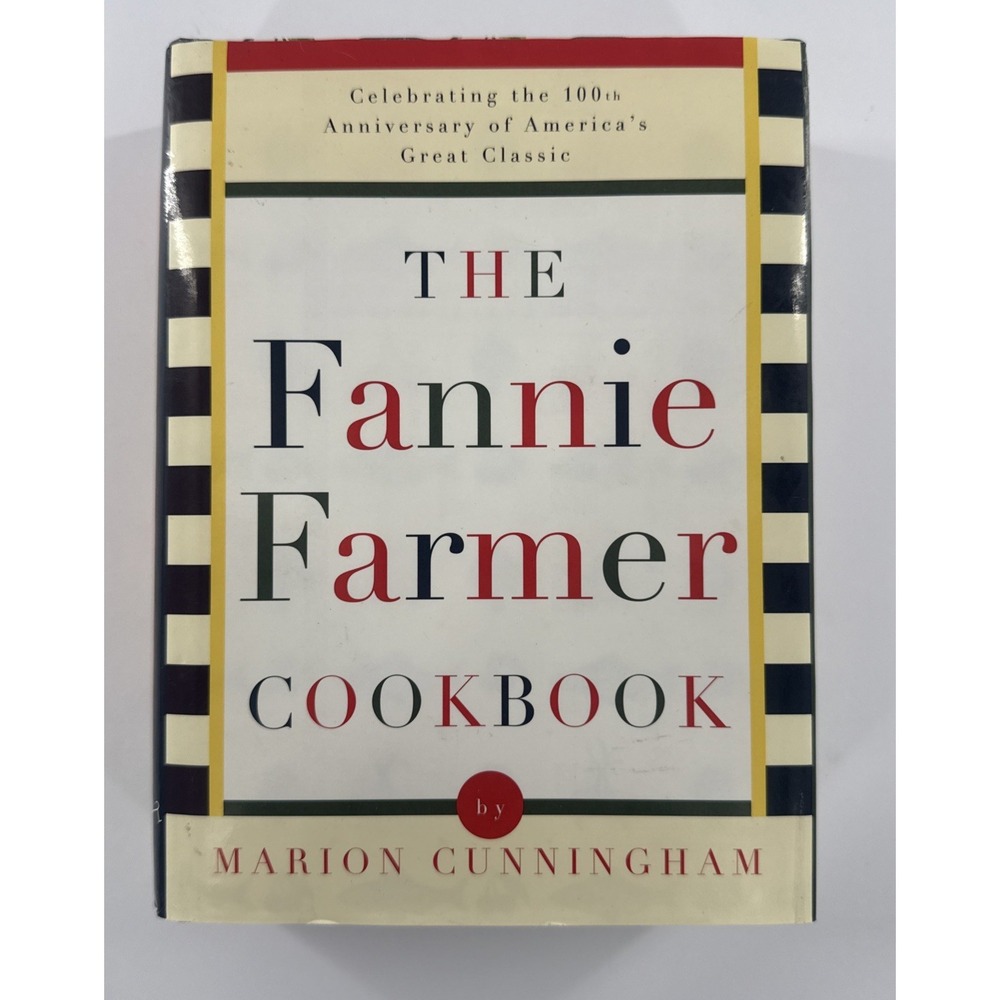 VTG 1996 The Fannie Farmer Cookbook Marion Cunningham‎ Celebrating 100 Years